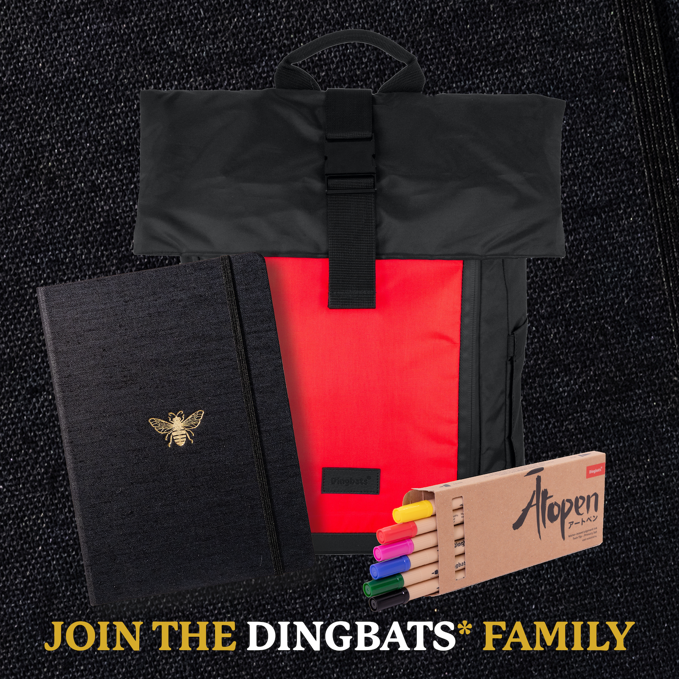 Black & Gold Bee B5 (17.6 x 24.8 cm)