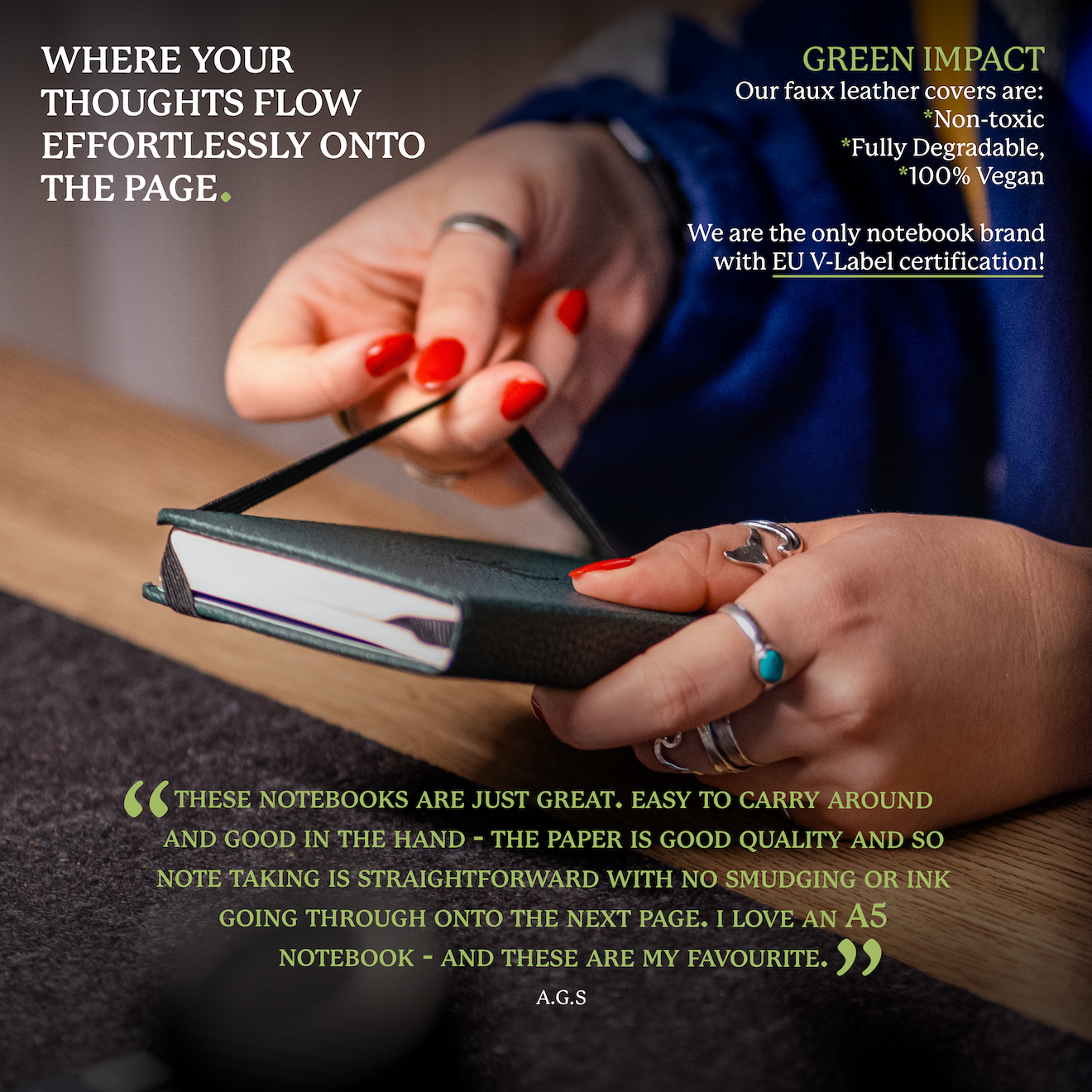 Green Deer A6 (9.5 x 14.5 cm)