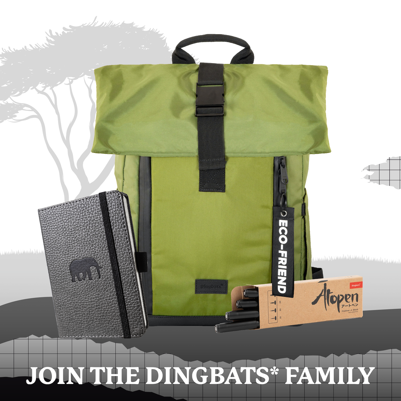 Grey Elephant A6 (9.5 x 14.5 cm)