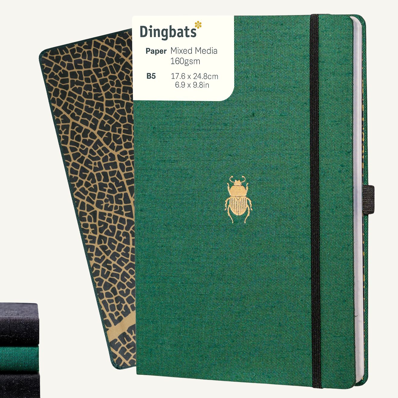 Green & Gold Beetle B5 (17.6 x 24.8 cm)