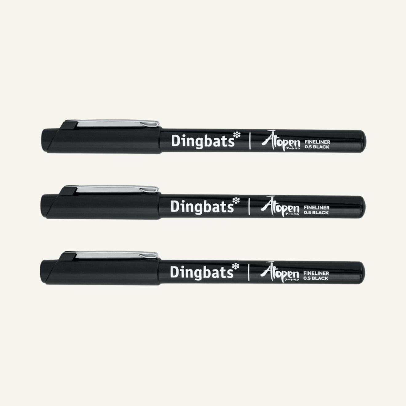 Black Fineliner - 0.5mm