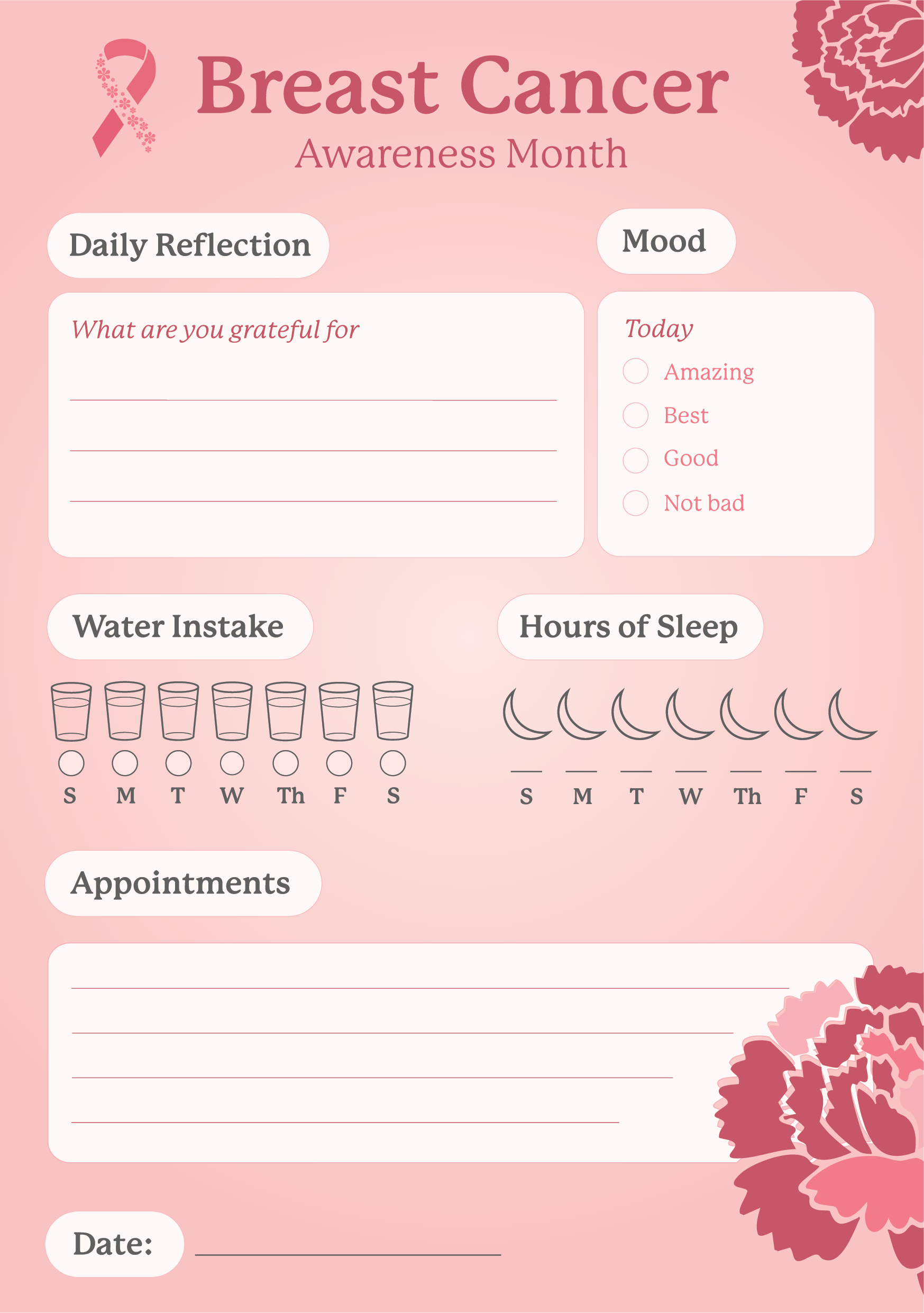 Breast Cancer Awareness Month Template