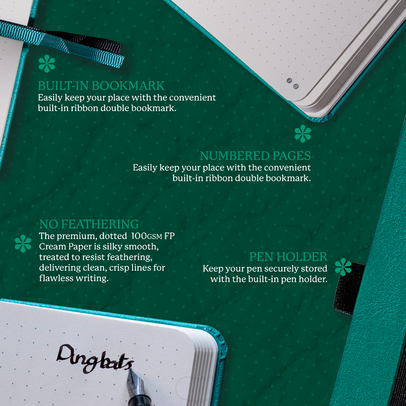 Earth Element Velvet Notebook / A5